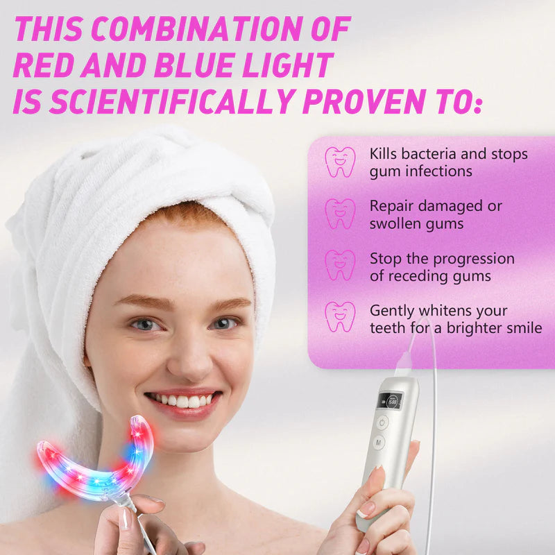 Red & Blue Light Therapy For Gums