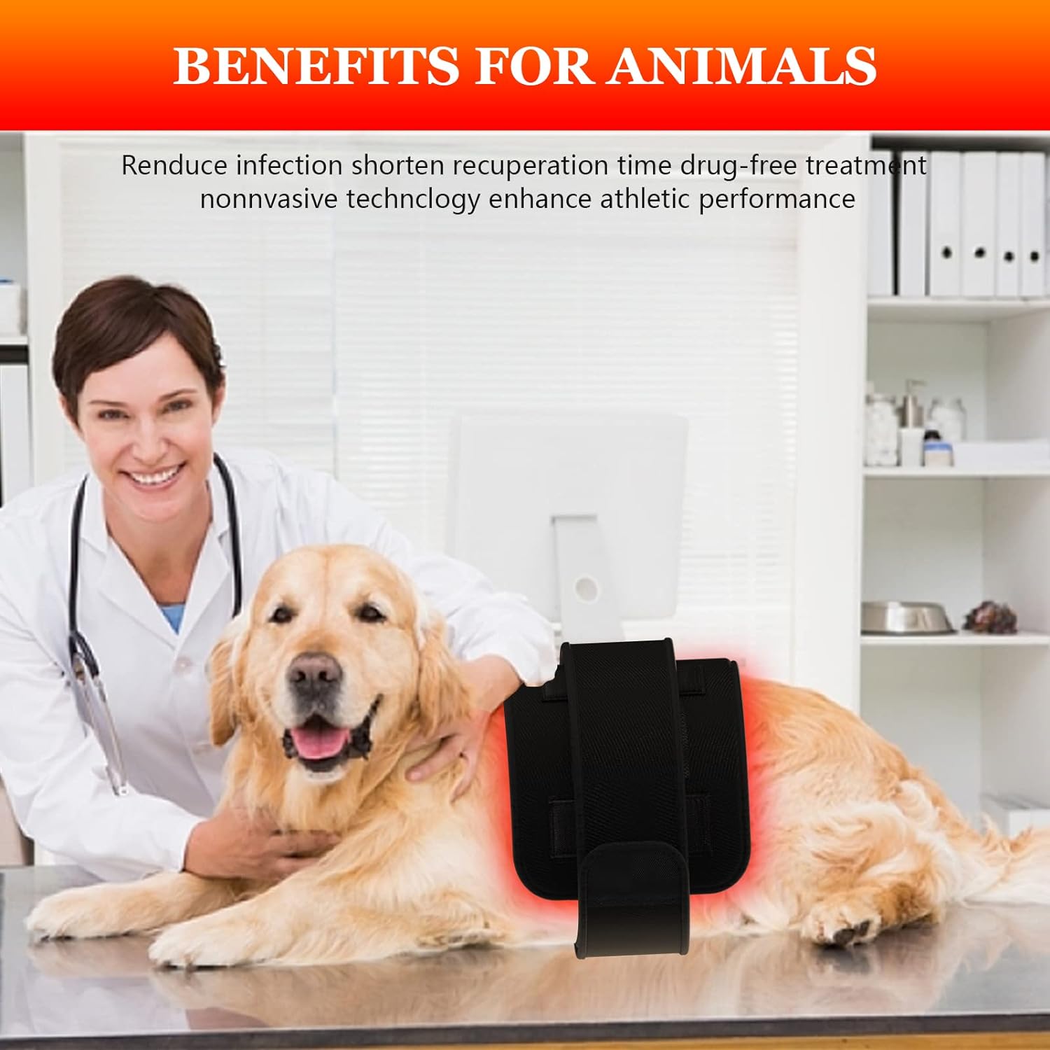 LED Infrared&Red Light Therapy Belt Device