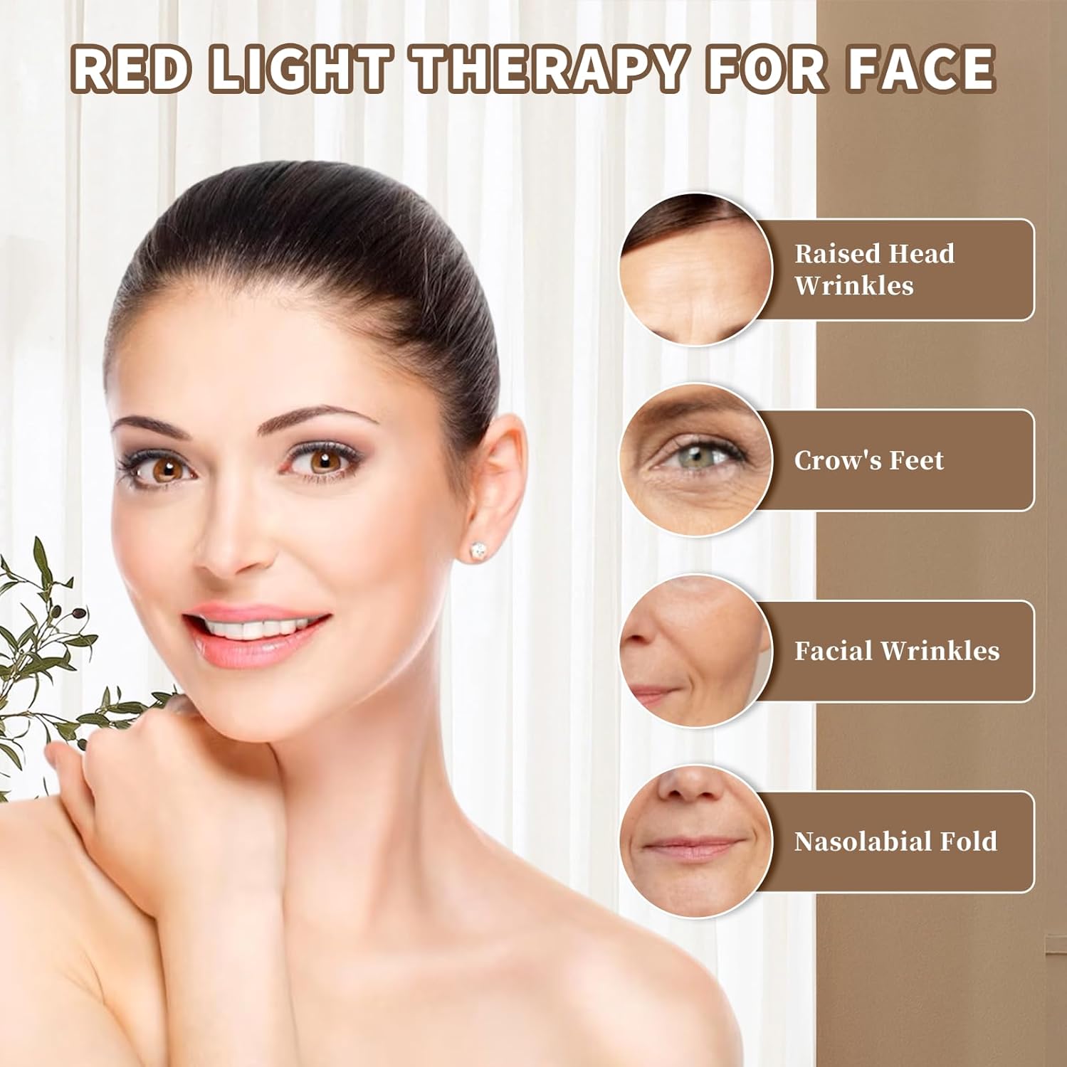 KTS® Red Light Therapy Flashlight for Face