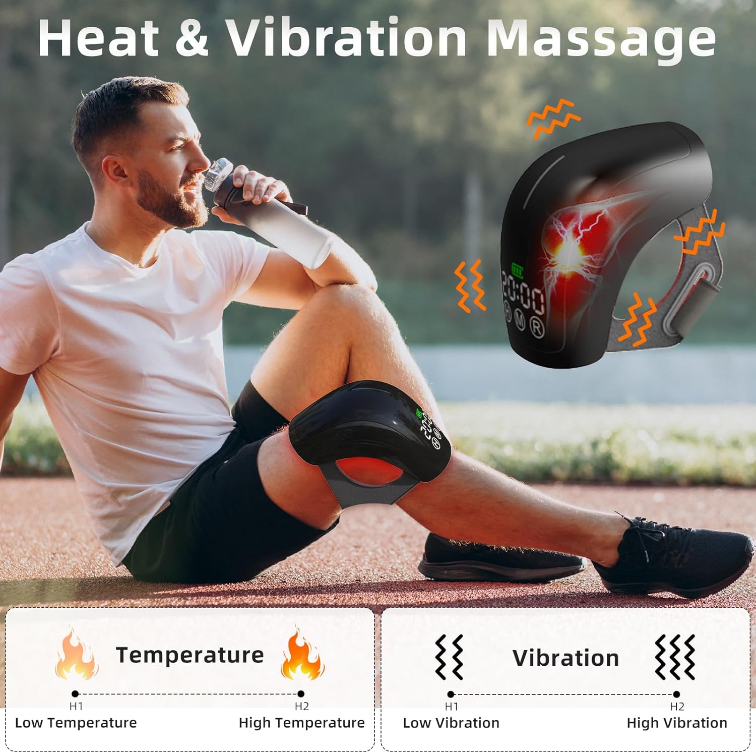 KTS® Laser Therapy Knee Massager for Pain Relief 2.0