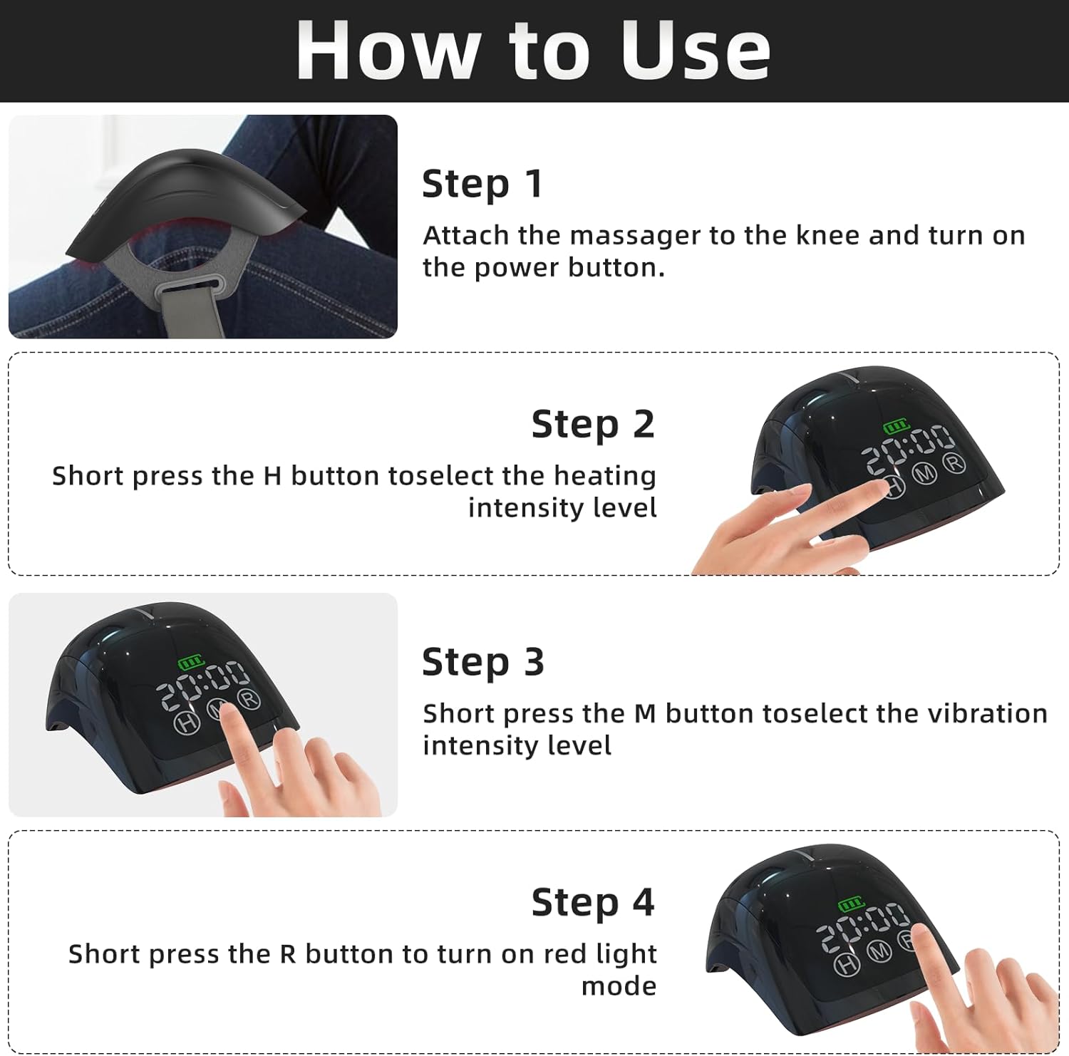 KTS® Laser Therapy Knee Massager for Pain Relief 2.0