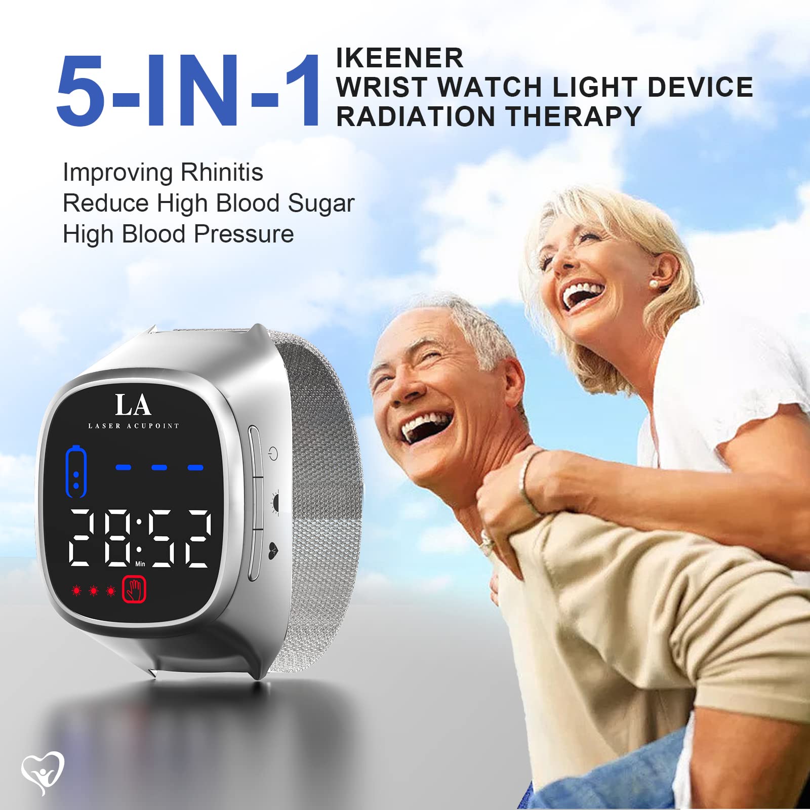 KTS® Upgraded Model Cold Laser Therapy Watch