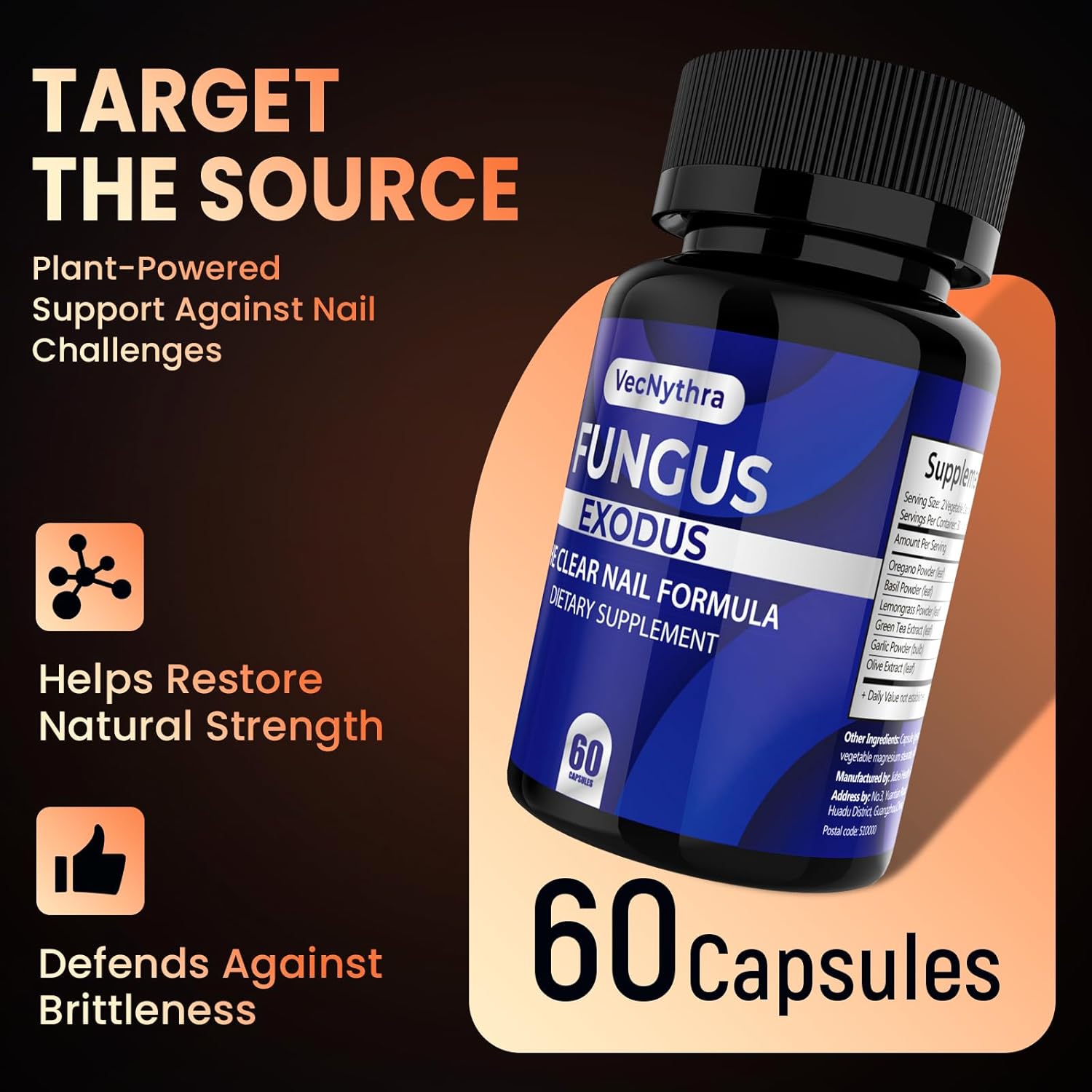 Fungus Exodus - Probiotic Fungus Inhibitor Capsules