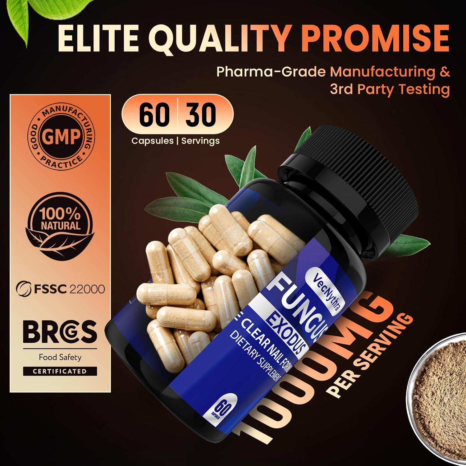 Fungus Exodus - Probiotic Fungus Inhibitor Capsules
