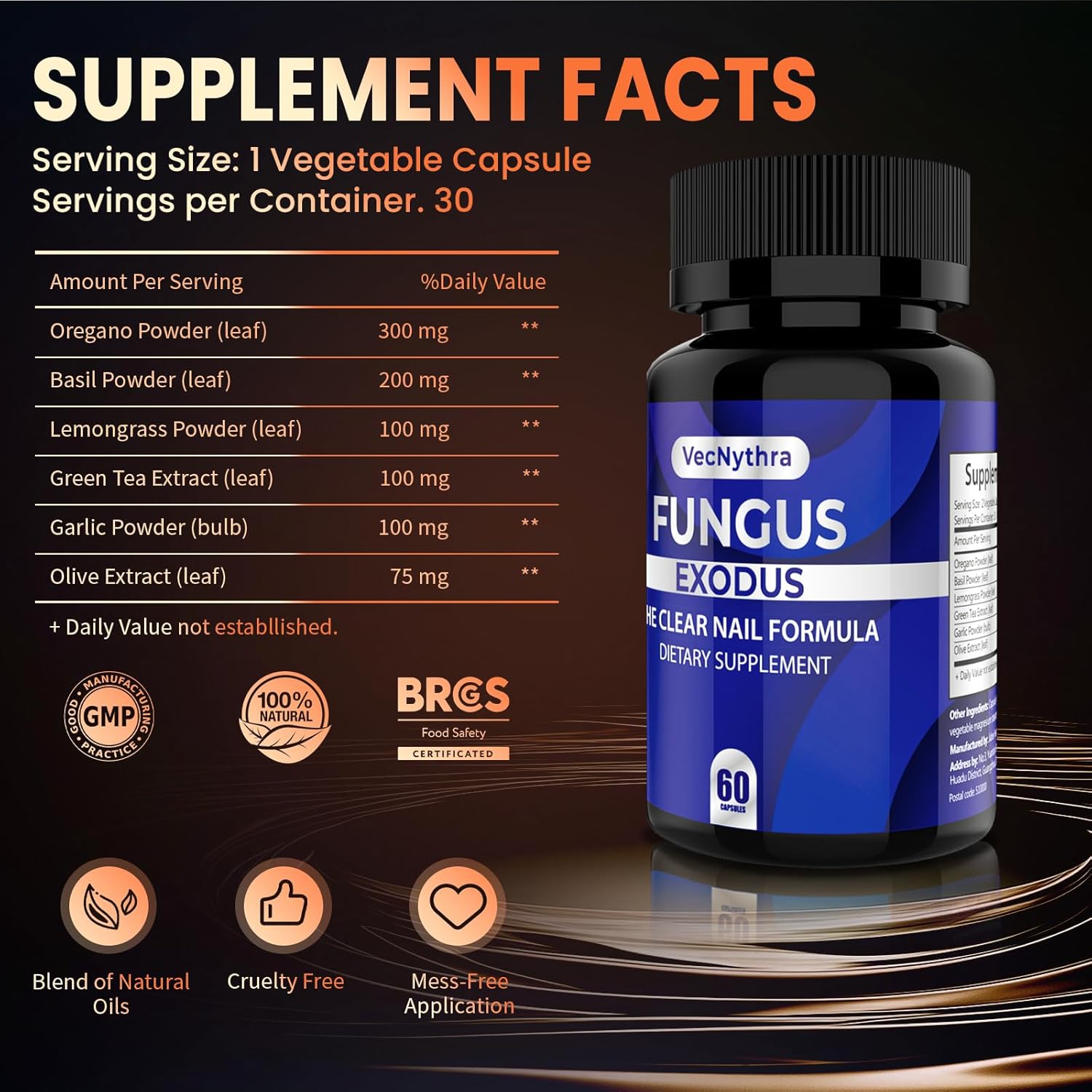 Fungus Exodus - Probiotic Fungus Inhibitor Capsules