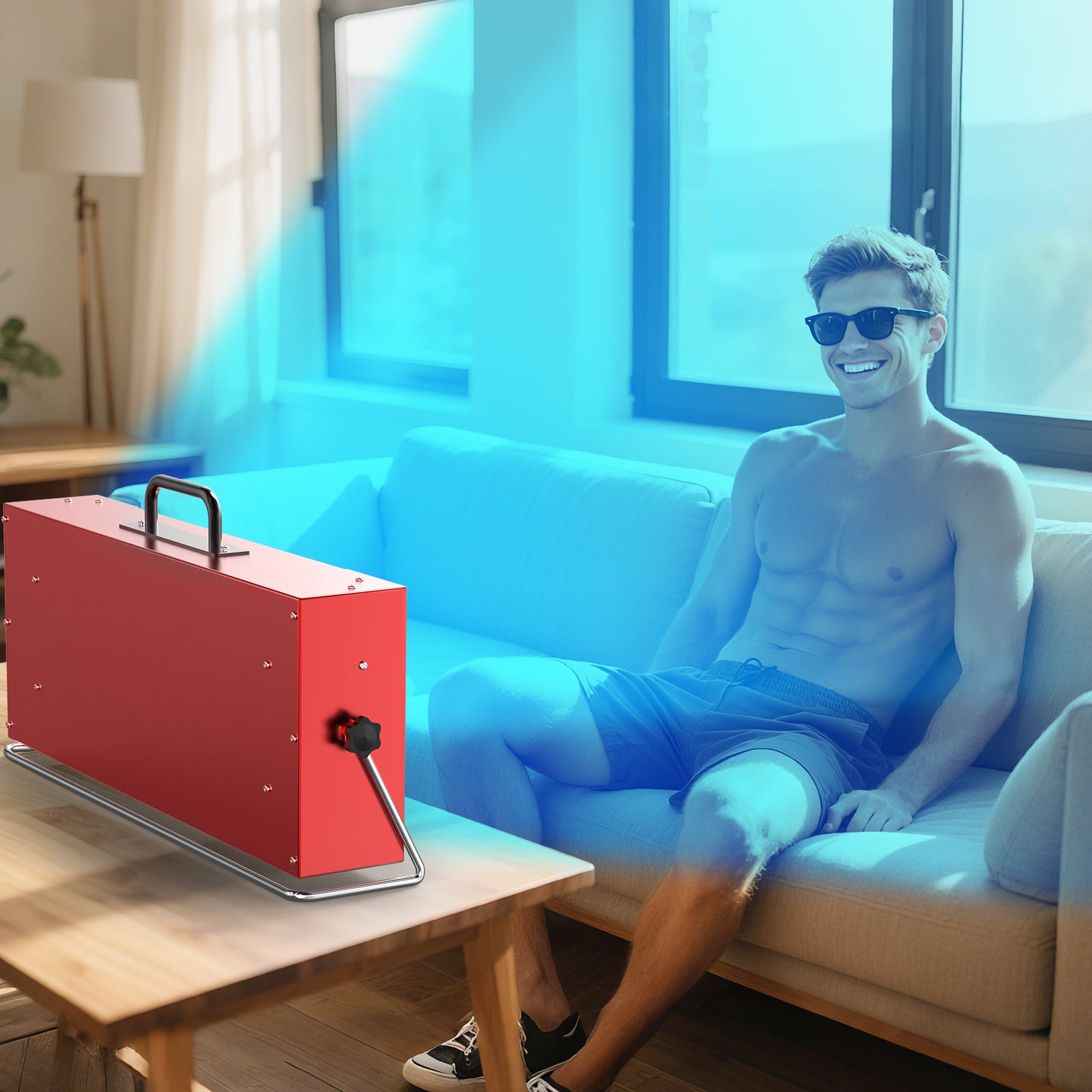 Jitesy Sun Indoor Adjustable UVB/UVA Light Tanning Lamp For Home 5.0