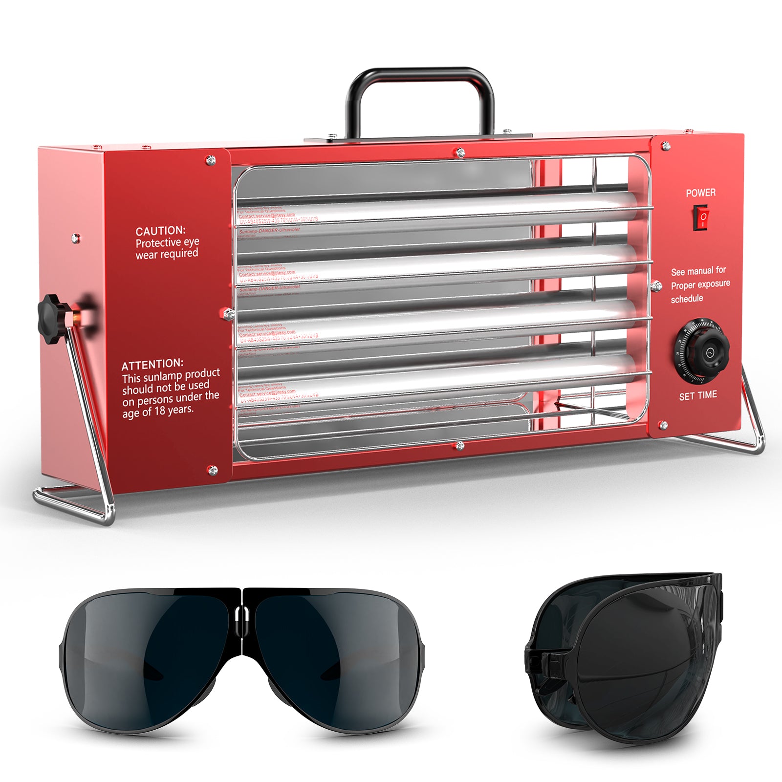 Jitesy Sun Indoor Adjustable UVB/UVA Light Tanning Lamp For Home 5.0