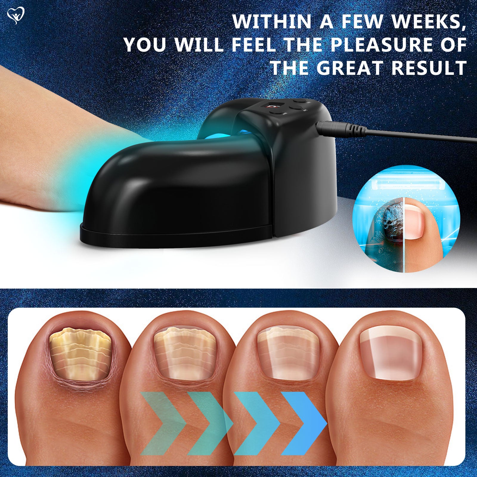 KTS Nail Fungus Light for Multiple Toenail
