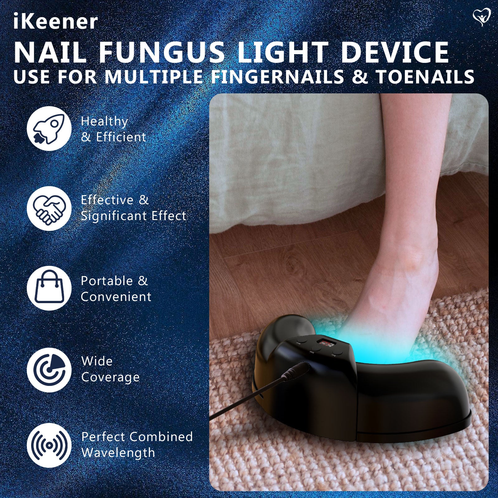 KTS Nail Fungus Light for Multiple Toenail