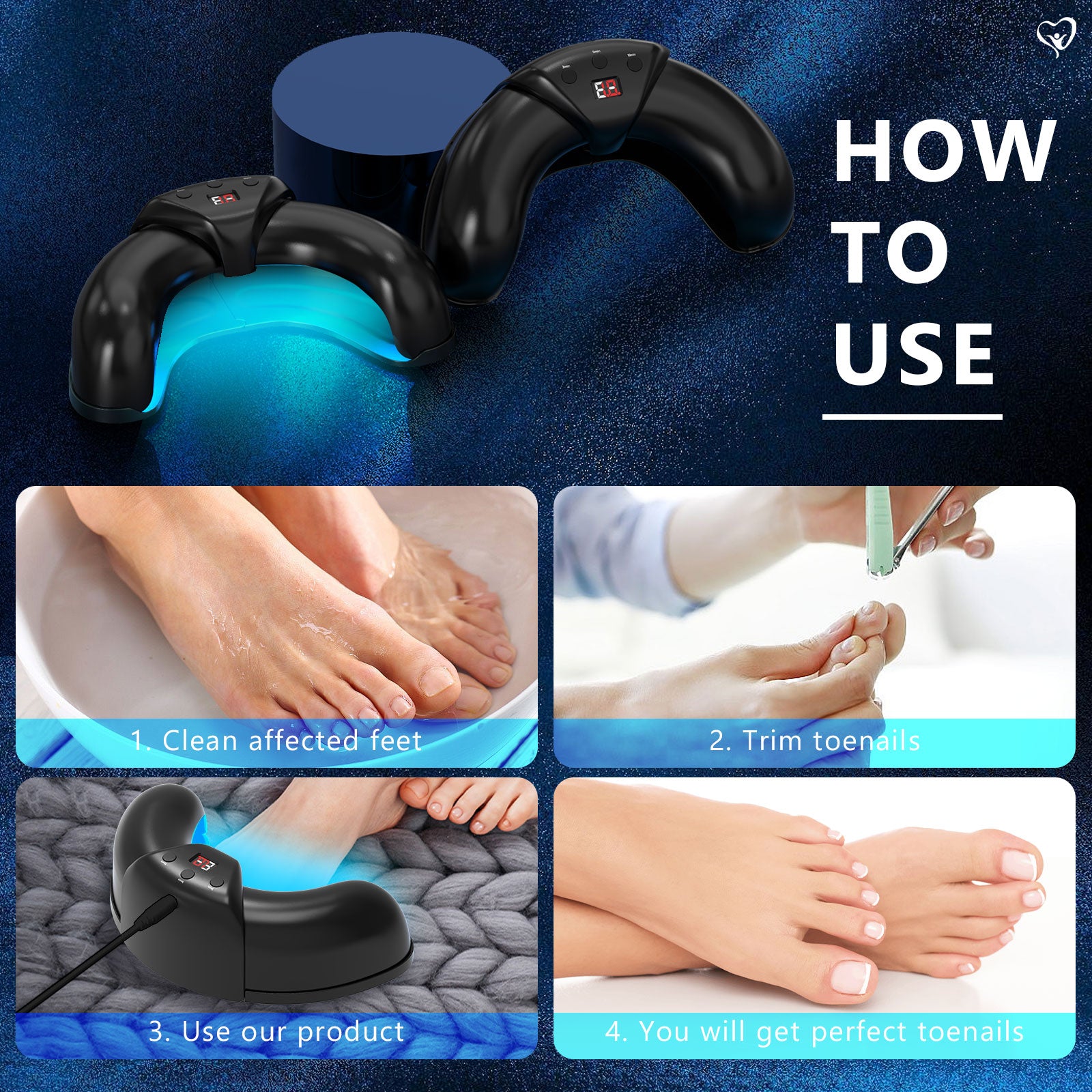 KTS Nail Fungus Light for Multiple Toenail