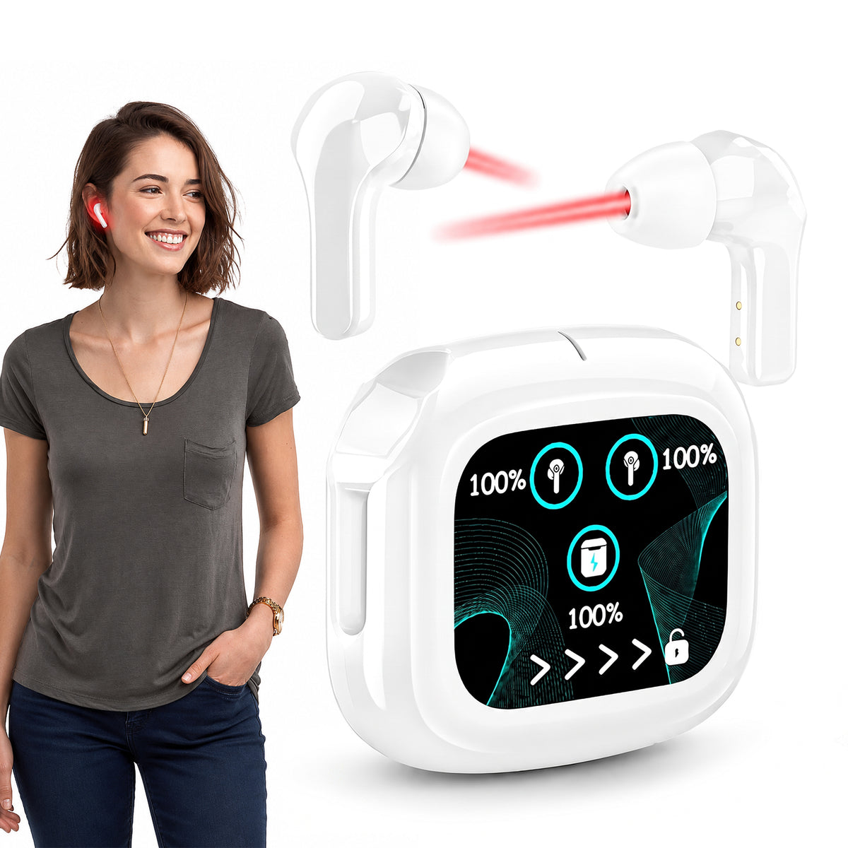 Red Light Therapy Device for Nose & Ears