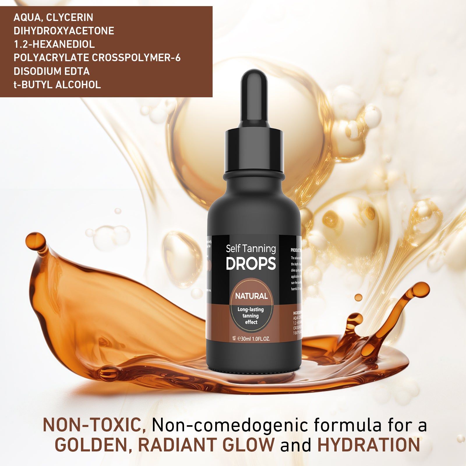 Sunless Glow Tanning Concentrate 30ml for Home x2 Pieces