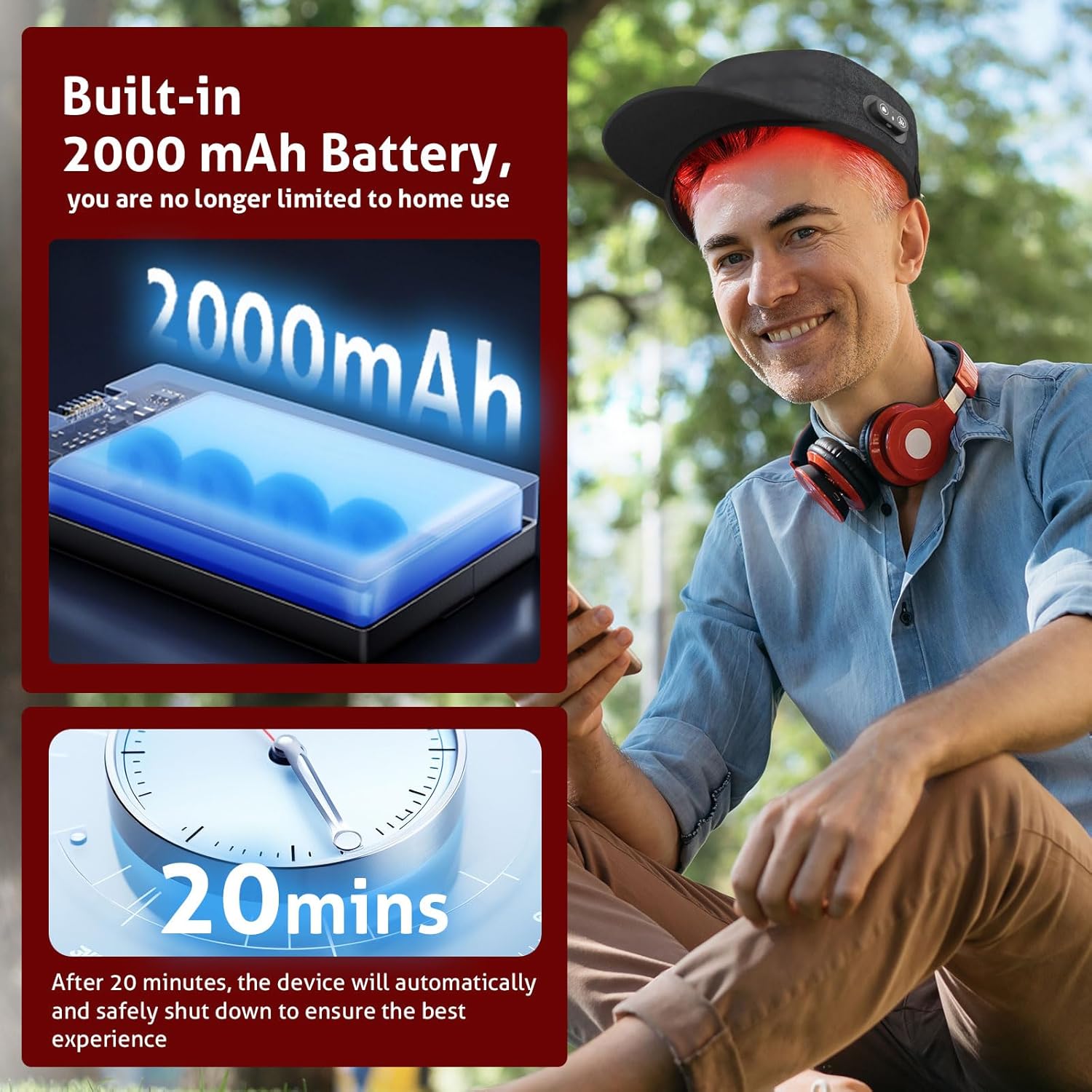 KTS® Wireless Laser Cap for Hair Growth