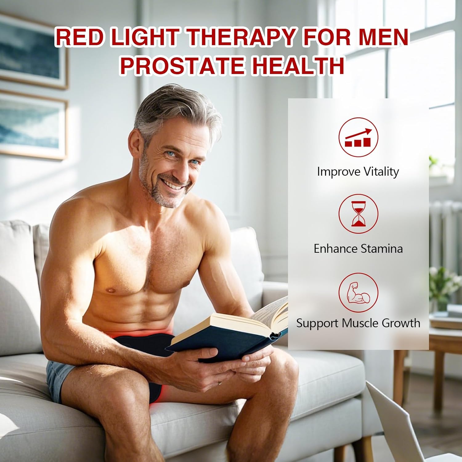 KTS Men's Prostate Wellness Light Therapy Device