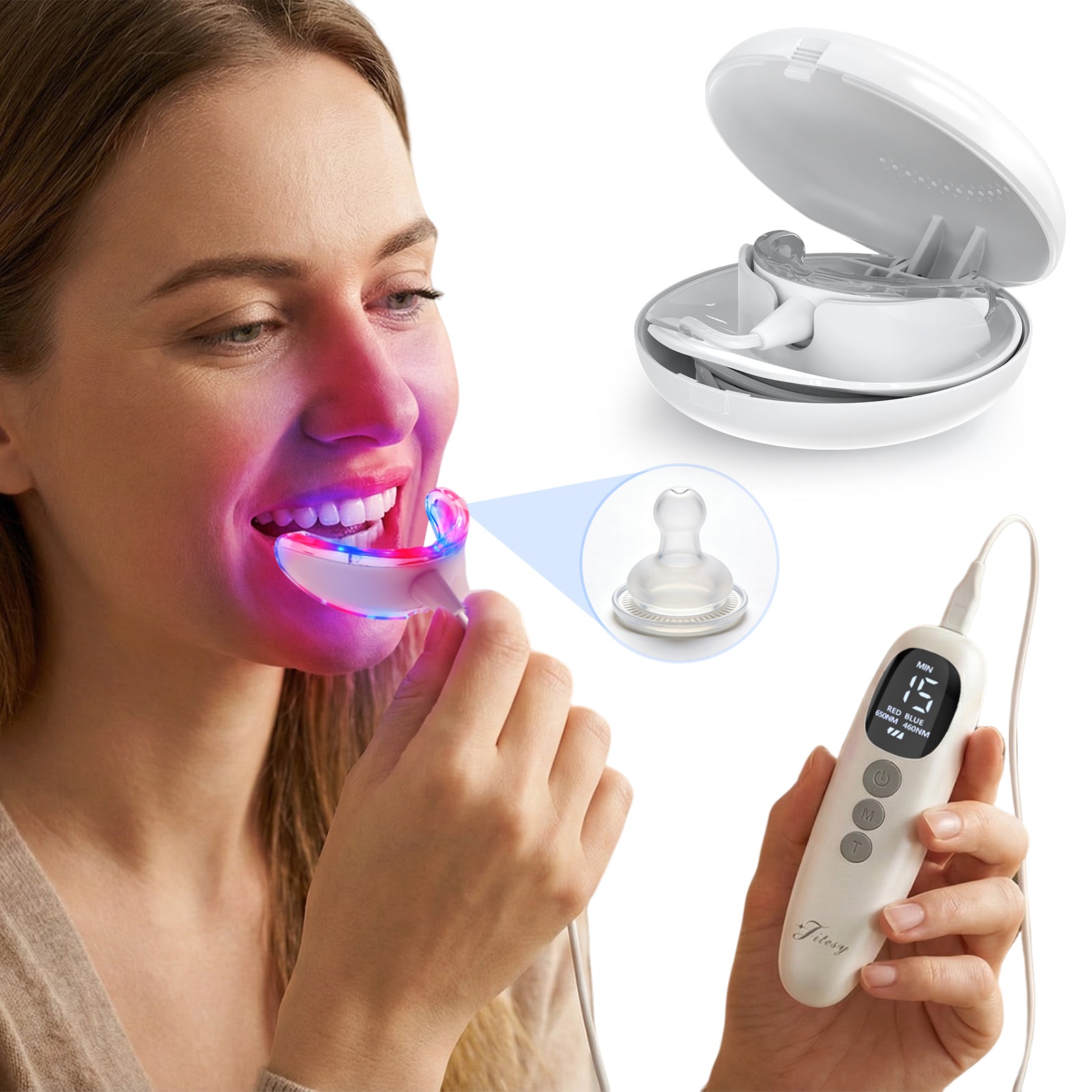 Red & Blue Light Therapy For Gums
